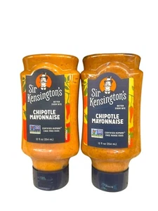 Sir Kensington’s Chipotle Mayonnaise- 12oz - Squeeze Bottle - 2 PACK - Picture 1 of 2