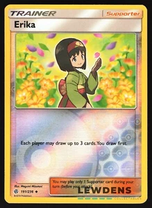 Erika - 191/236 - Reverse Holo Uncommon - Cosmic Eclipse - Pokemon Card - Picture 1 of 2