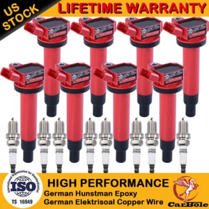 8 Pack Ignition Coil & Spark Plug For Toyota Tundra Sequoia Lexus 4.7L V8 UF230 - Picture 1 of 15