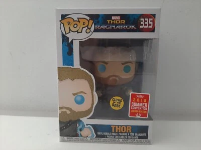 Boneco de vinil Funko Pop Thor: Ragnarok - # 335 Thor brilha no escuro - Imagem 1 de 4