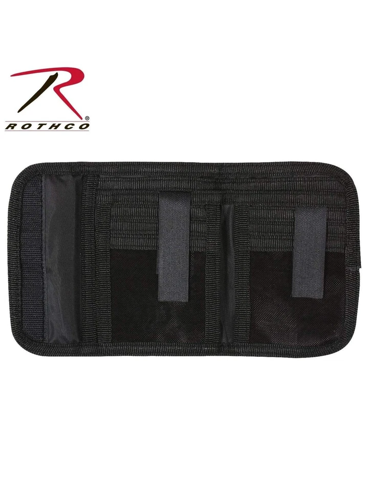 Cartera de identificación Rothco Deluxe triple plegable negra 11629 Foto 1 de 1