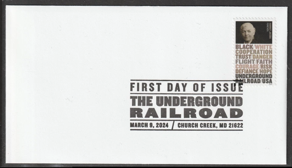 US 5837 The Underground Railroad Harriet Jacobs BWP FDC 2024 - Image 1 of 1
