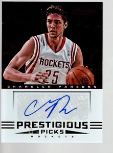 2012-13 Prestige Prestigious Picks Signatures #32 Chandler Parsons - Imagen 1 de 1