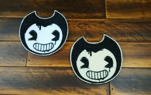 Bendy Patch Iron-On Bendy the Ink Machine Applique Embroidered Patch Video Game - Picture 1 of 4
