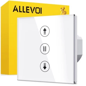 Allevoi Interruptor de Persiana Inteligente con control por Porcentaje 80 * 80mm - Imagen 1 de 24
