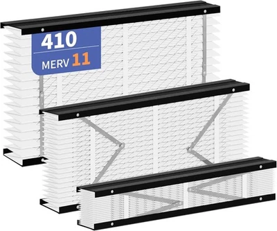 2-Pack Aprilaire 410 Replacement Filter For Whole-House Air Purifier - MERV 11 - Image 1 of 4