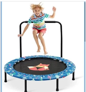 HOMCENT Kindertrampolin Kinder, 96 cm Mini Trampolin für Kinder Indoor Outdoor - Bild 1 von 4