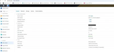 Synology DiskStation DS1815+ 8-Bay NAS Enclosure 6gb ram low hours - Image 1 of 2