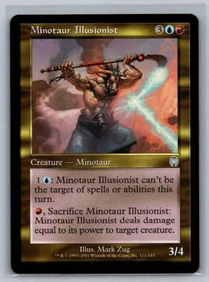 Magic The Gathering Apocalypse Minotaur Illusionist #111/143 MTG TCG CCG - Image 1 of 2