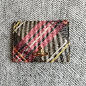 Vivienne Westwood Kartenetui Geldbörse Etui Kugel Karomuster Italy guter Zustand - Bild 1 von 12