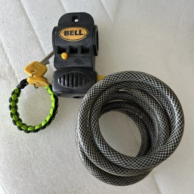 Bell Bike Lock With Keys 6’ Cable Lock With Two Keys Pre-Owned - Image 1 of 4