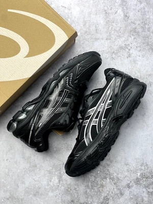 asics gel-kayano 14 Black Pure Silver | Multiple Sizes | Next Day Delivery - Image 1 of 4