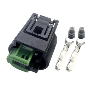 2 Pins Wiring Harness Connector Plug fits BMW 1-967644-1 1-967570-3 - Picture 1 of 4