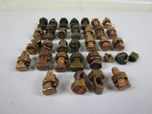 Burndy KS20, 8 to 4 AWG Run, 14 to 4 AWG Tap, Copper Split Bolt Connector, 30 pc - Picture 1 of 7