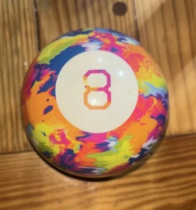 Mattel Tie Dye Rainbow Magic 8 Ball Full Size Multicolor 2014 - Bild 1 von 3