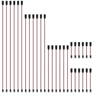 30 Pieces Male to Female 3-Pin Servo Extension Cord Lead Wire Cable Connector... - Picture 1 of 7