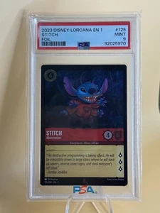 PSA 9 Stitch Abomination 2023 Disney Lorcana EN 1 Foil #125 MINT - Picture 1 of 1