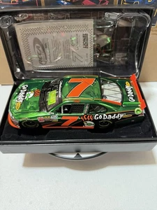 RARE AUTOGRAPHED Danica Patrick ELITE COLOR CHROME GoDaddy.com 2012 1/24 Diecast - Picture 1 of 18