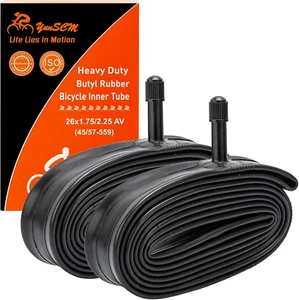 2Pcs,26X1.95 Bike Tubes Heavy Duty,26X1.75/2.125 Bike Inner Tubes Schrader Valve - Picture 1 of 8