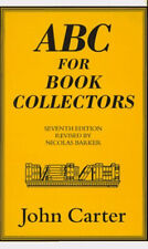 ABC for Book Collectors Hardcover John Carter