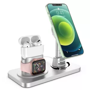 For iPhone 16 15 14 13 12 Pro Max Apple Watch Magsafe Charger Holder Stand Mount - Picture 1 of 10