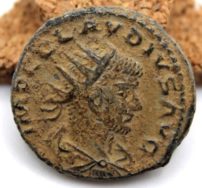 Roman Imperial | Claudius Gothicus | AE Antoninianus | Antioch | Mercury | FIDES - Image 1 of 4