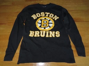 Vintage Oneita Label - BOSTON BRUINS Hockey (MED) Long Sleeve Shirt - Picture 1 of 3