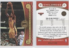 2005-06 Topps First Row Gold /100 Josh Childress #50