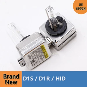 NEW FOR OEM D1S 6000K 66140 66144 85410 85415 HID XENON HEADLIGHT BULBS SET 2PCS - Picture 1 of 5