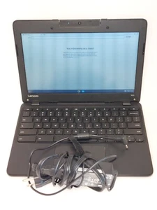 Laptop N23 Lenovo Chromebook 11.6" screen 16GB Charger Webcam HDMI USB - Picture 1 of 3
