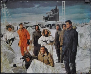 Eis Station Zebra 1968 Original 16X20 Booster Karte 9 Rock Hudson Ernst Borgnine - Bild 1 von 1