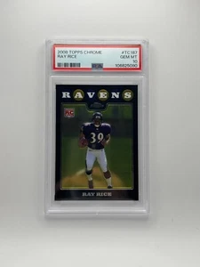 Topps Chrome 2008 - Ray Rice #TC187 (RC) PSA 10 - Imagen 1 de 2