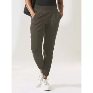 Athleta Brooklyn Jogger Pants Plus Size 22 High Rise Pockets Stretch UPF Aspen - Picture 1 of 12