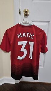 New without Tags Manchester United 2018/2019 Jersey #31 Nemanja Matic Sz Men's S