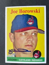 2007 Topps (Heritage) SIGNED: Joe Borowski, INDIANS #469