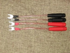 4 ADATTATORI FORCELLE BANANE SHINDO FISCHER-A.R.- MARANTZ 8B-Mcintosh ecc. - Imagen 1 de 5