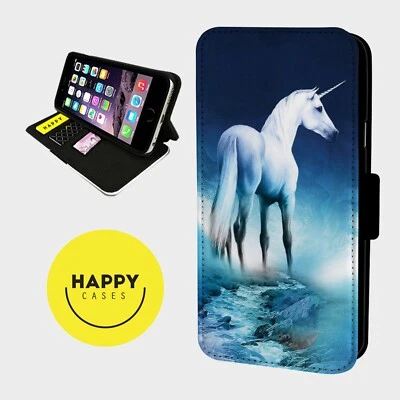 MAGICAL UNICORN LAKE - Kunstleder Flip Handyhülle - iPhone/Samsung - Bild 1 von 4