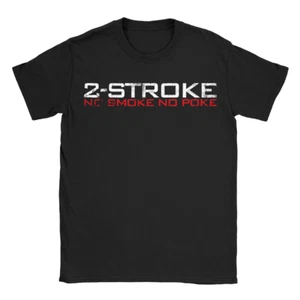 2-Stroke Mens T-Shirt Mens Racing Motor Bike Gift Biker For Dad Uncle - Picture 1 of 11