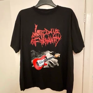 LAST DAYS OF HUMANITY VINTAGE T-SHIRT XL XTC OF SWALLOWING / GOREGRIND - Picture 1 of 6