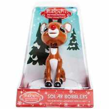 Rudolph The Red Nosed Reindeer Solar Bobbler - New in Box