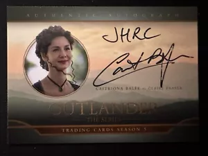 2023 Cryptozoic Outlander Season 5 Autograph CB1 Caitriona Balfe / Claire Fraser - Picture 1 of 2