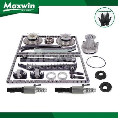 Kit de cadena de distribución bomba de agua solenoide apto para Ford Expedition Lincoln Navigator 5,4 L Foto 1 de 4