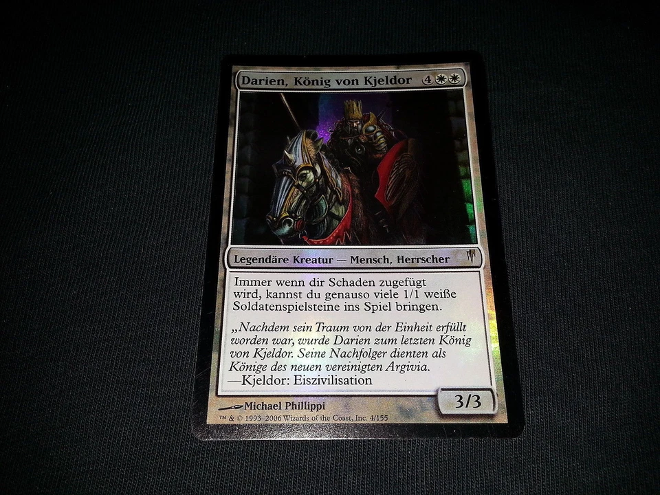 MTG 1x Coldsnap LP German FOIL Darien, Knight of Kjeldor - ships w/ tracking - Image 1 of 2