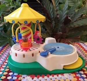 Vintage Retro Fisher Price Change A Tune Musical Merry-Go-Round 70s 80s Toy - Picture 1 of 12