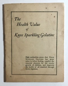 Folleto de recetas de gelatina brillante Knox Johnstown Nueva York 1924 - Imagen 1 de 11
