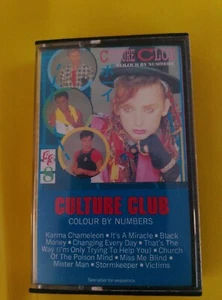 CULTURE CLUB (Boy George) Colour By Numbers CASSETTE TAPE Original 1983 TESTED - Picture 1 of 4
