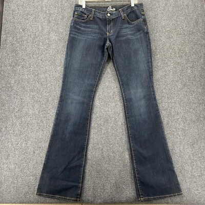 New Blue Cult Jeans Womens Size 30 Dark Wash Flared Pockets Made in USA - Image 1 of 4