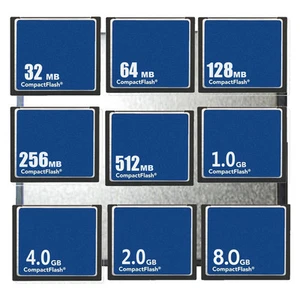 CF 32MB 64MB 128MB 256MB 512MB 1GB 2GB 4GB 8GB 16GB CF CompactFlash Memory Card - Picture 1 of 6