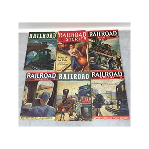 RAILROAD MAGAZINE -6 vintage pulp magazines 1993, 1943, 1944, 1944, 1949, 1988 - Bild 1 von 5
