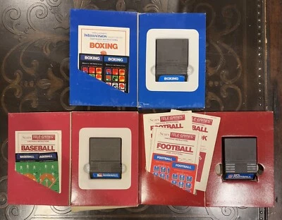 Sears Tele-Games Intellivision Super Video Arcade 3 Lot FOOTBALL BASEBALL BOXING - Image 1 of 4
